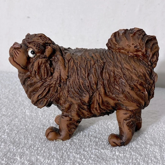 Vintage Brown Wrinkly  Dog Figurine - Picture 1 of 12